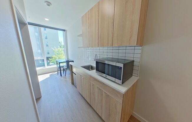 Studio, 1 bath, 314 sqft, $1,250, Unit 209