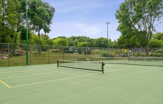 Tennis Court at ReNew at Neill Lake, Eden Prairie, Minnesota