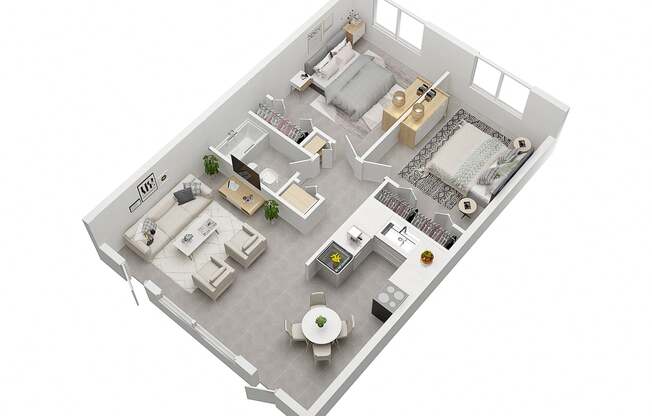 2 beds, 1 bath, 775 sqft, $1,875
