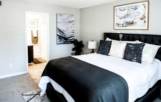 Main Bedroom with Attached Bathroom located at Addison on Cobblestone located in Fayetteville, GA 30215