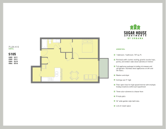 1 bed, 1 bath, 767 sqft, $1,899