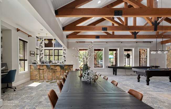 Newly renovated clubhouse with demonstration kitchen and work from home spaces
