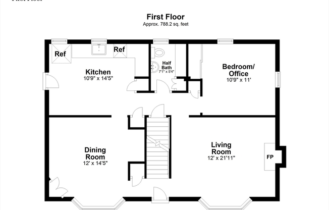 4 beds, 1.5 baths, 2,250 sqft, $4,400