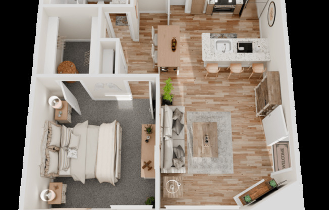 1 bed, 1 bath, 561 sqft, $1,065