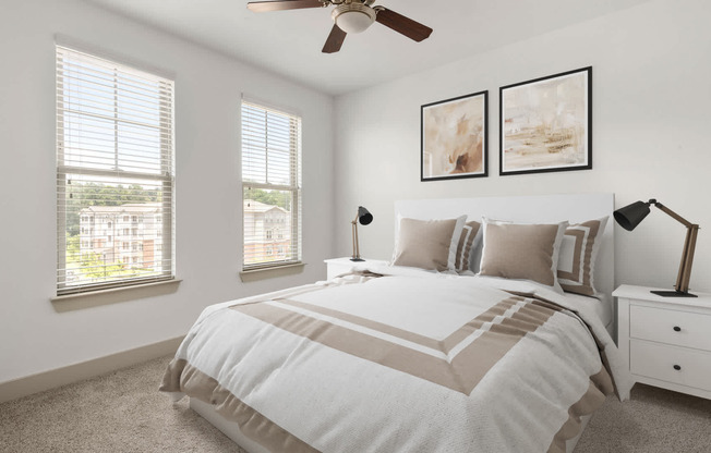 Carpeted Bedroom