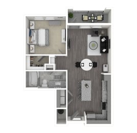 1 bed, 1 bath, 805 sqft, $1,385