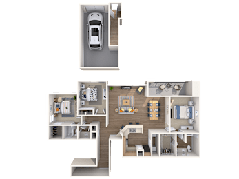 3 beds, 2 baths, 1,426 sqft, $1,895