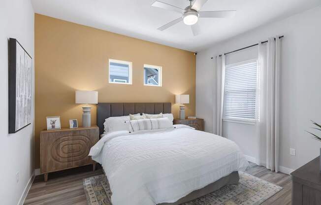 Primary bedroom at Avilla Oakridge in Forney, TX.