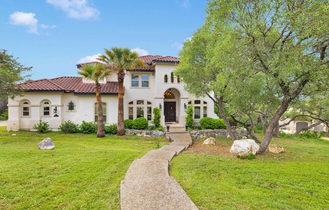 Luxury Custom Home in Helotes with City Views in Exclusive Double-Gated Community