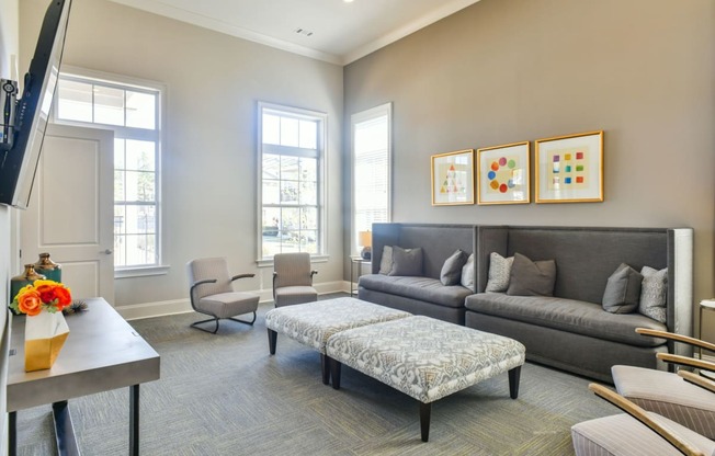 Media room at Meridian Park in Collierville, TN 38017