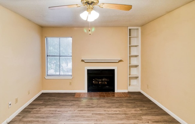 Living Room at Village Oaks Apartments, Austin, Texas