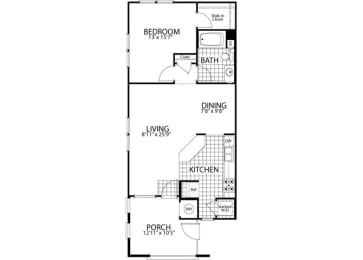 1 bed, 1 bath, 801 sqft, $2,648