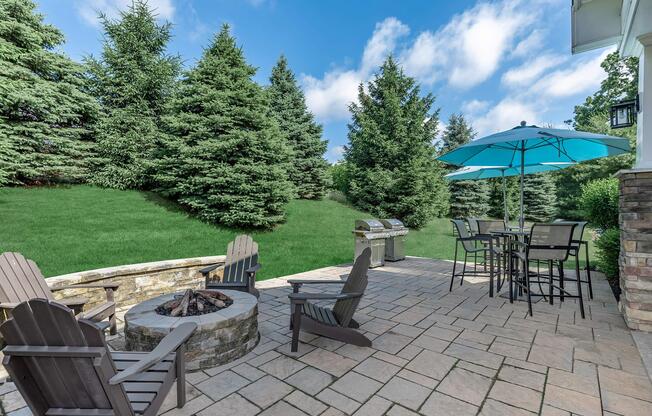 ENJOY THE BEAUTIFUL VIEWS BY THE FIREPIT