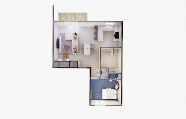 1 bed, 1 bath, 678 sqft, $1,425, Unit 21-302