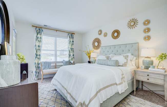 Beautiful Bright Bedroom at Mallard Bay Apartments, Indiana, 46307