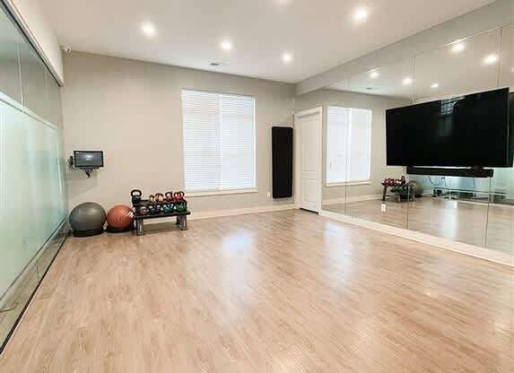 Impressive clubhouse with recreation center, gaming lounge and fireplace