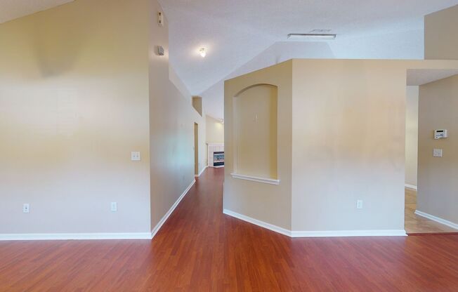 Nice home with beautiful laminate wood flooring!