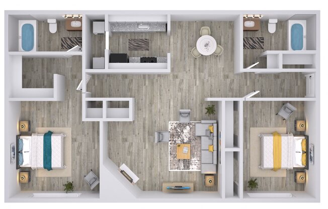 2 beds, 2 baths, $1,695