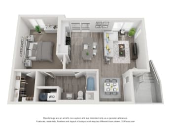 1 bed, 1 bath, 807 sqft, $2,199