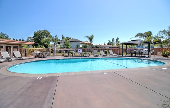 Relaxing Pool at Stone Creek, Redwood City, California