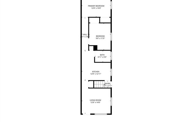 2 beds, 1 bath, 770 sqft, $1,200, Unit Southwest Ave - 2048