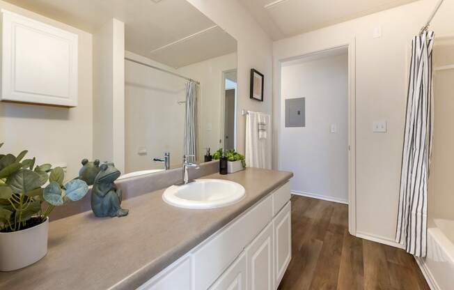 Bathroom Featuring a Soaking Tub at Trailside
