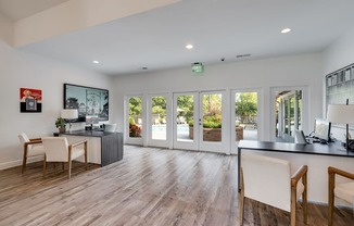Clubhouse Office Areas Overlooking The Pool & Sundeck