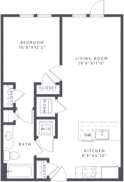1 bed, 1 bath, 713 sqft, $2,285