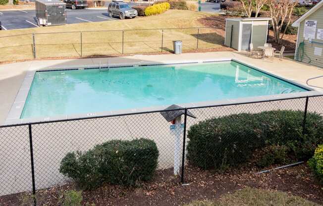 Sparkling pool with sundeck at Twin Springs, Norcross, GA
