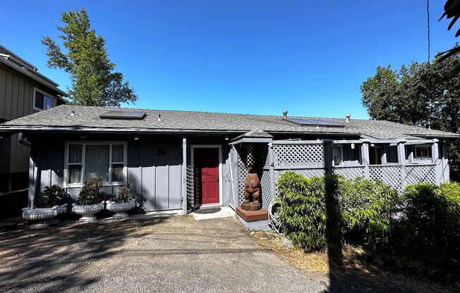 Three bedroom, two bathroom home with gorgeous views and sunroom for rent in the hills of Fairfax!