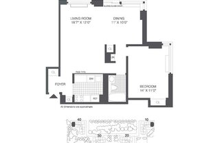 2 beds, 1 bath, 800 sqft, $4,850, Unit 2005D