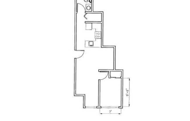 1 bed, 1 bath, 442 sqft, $1,485, Unit A107