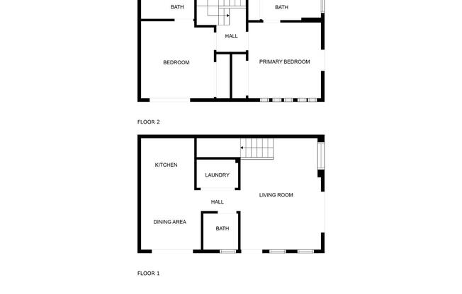 2 beds, 3 baths, 902 sqft, $3,200, Unit 1