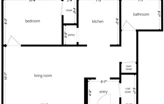 1 bed, 1 bath, 750 sqft, $1,245, Unit 6224 Fifth Ave. #A2-H