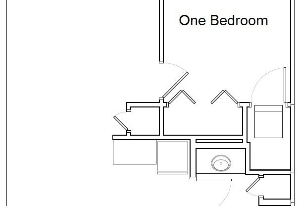 1 bed, 1 bath, 672 sqft, $1,275, Unit 2206