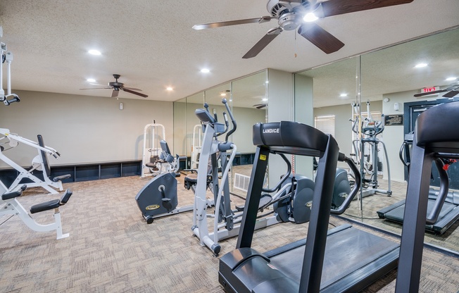 Fitness Area  | Bookstone and Terrace Apartments | Irving, Texas