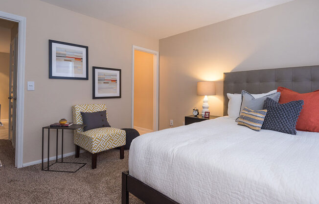 Gorgeous Bedroom at Reflection Cove Apartments, Manchester, MO