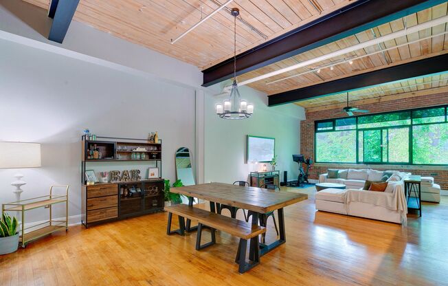 FURNISHED and amazing loft in the historic Factory South building!