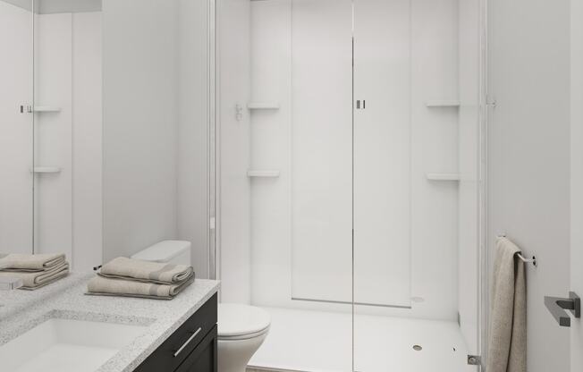 Altura Apartments Spacious Bathroom with Walk In Shower