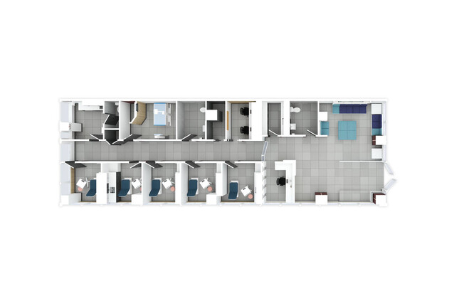 Studio, 3 baths, 2,000 sqft, $9,833, Unit 7