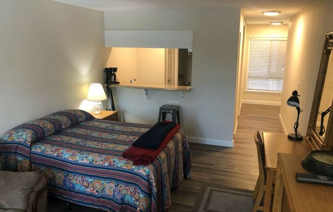 Studio, 1 bath, $1,300