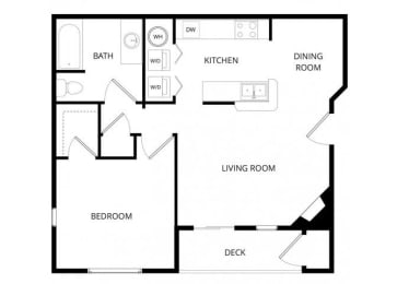1 bed, 1 bath, 800 sqft, $1,850