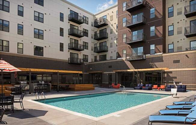Lounging by the Pool at The Shoreham, Minnesota
