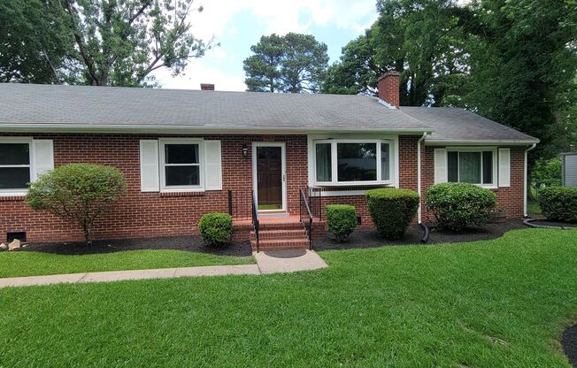 Brick ranch in Southside with large private back yard