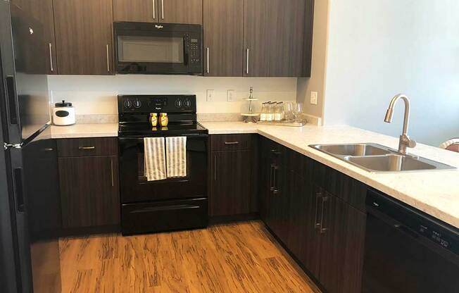Large Corner Kitchen at Veranda Apartments, Draper, UT, 84020