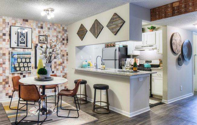 Grandview Apartments - Dining Area and Kitchen