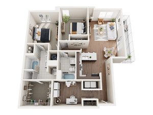 2 beds, 2 baths, 1,391 sqft, $3,308