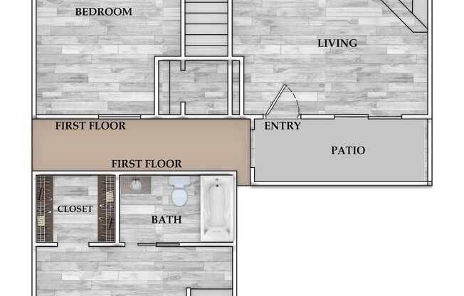 2 beds, 2 baths, 1,019 sqft, $1,225, Unit 0808