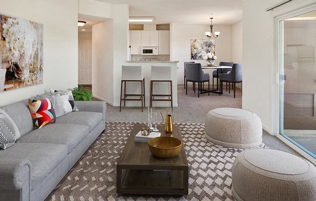 Cornerstone at Gale Ranch interior model living room image at Cornerstone at Gale Ranch, San Ramon, California