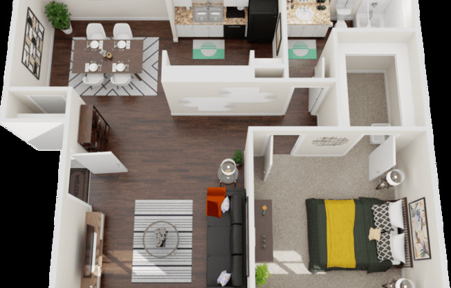 1 bed, 1 bath, 660 sqft, $1,045